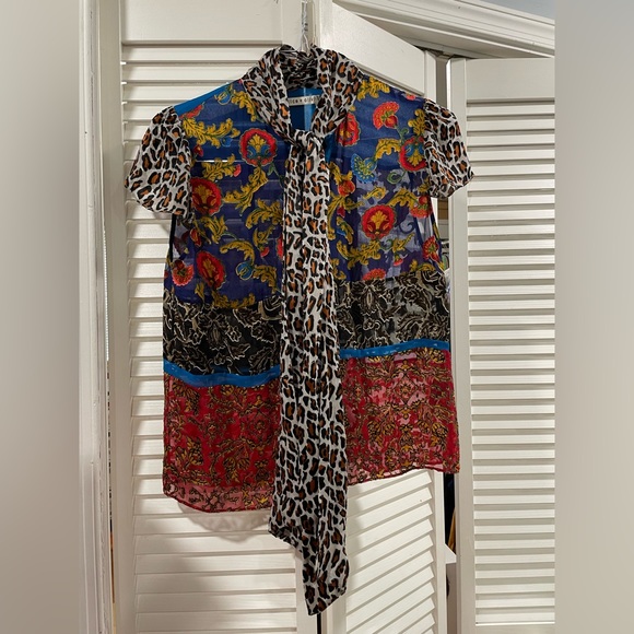 Alice + Olivia beautiful animal print blouse in perfect condition - Picture 2 of 3